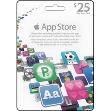 25 CAD iTunes App Store Gift Card